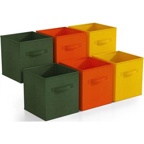 11" Cube Storage Bins (6 Pack)