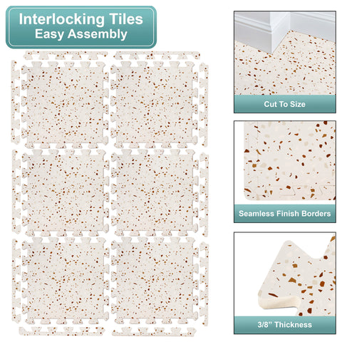 Floor Mat Interlocking Set (16 Pc)