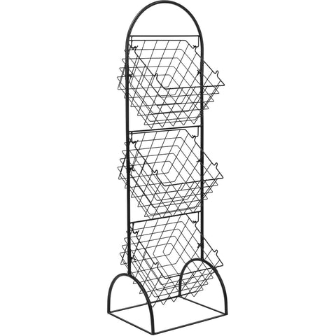 Adjustable Market Basket Stand (3 Tier)