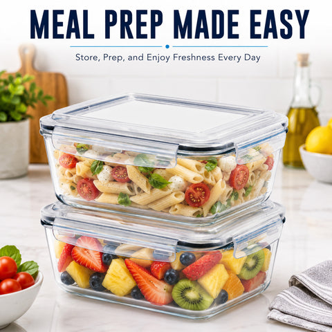 Glass Food Storage Container with Lid