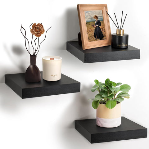 Floating Square Shelves (3 Pack)