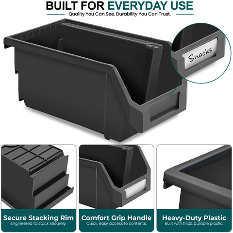 Open Front Garage Storage Bin (Medium)