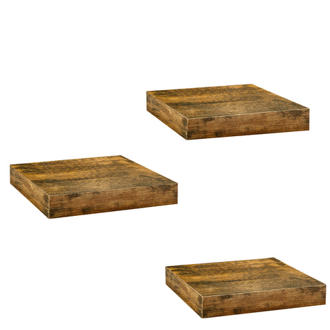 Floating Square Shelves (3 Pack)