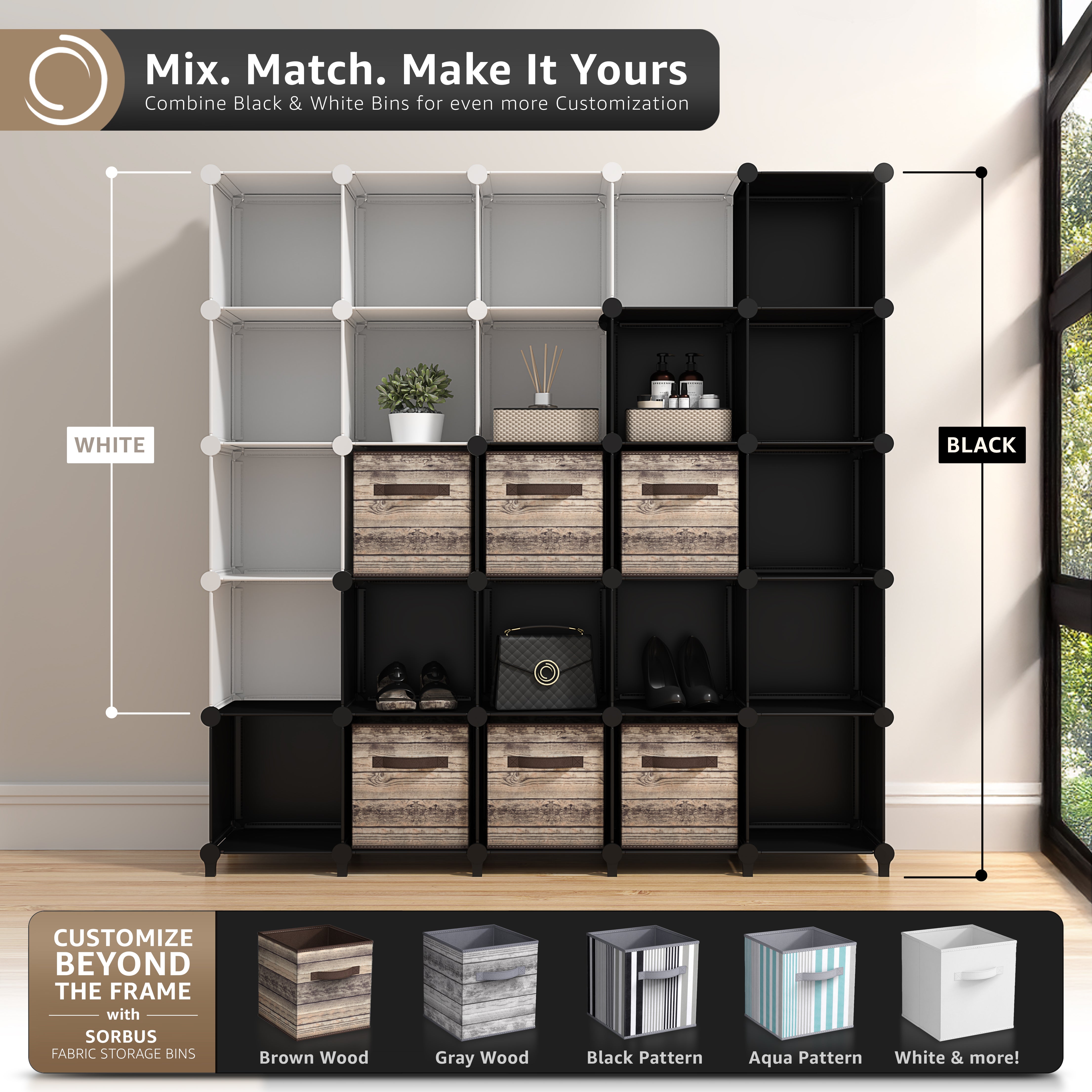 Stackable Cube Storage Design Stackable Cube Storage Organizer – Sorbus Home