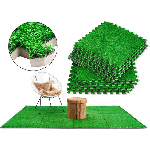 Floor Grass Mat Interlocking Set