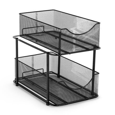 Mesh Sliding Drawers Baskets (2 Tier)