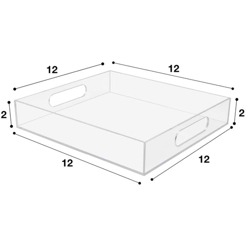 Acrylic Serving Tray (Square)