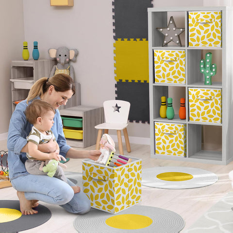 11" Cube Storage Bins (6 Pack)