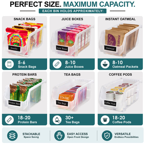 Open Front Garage Storage Bin (Medium)