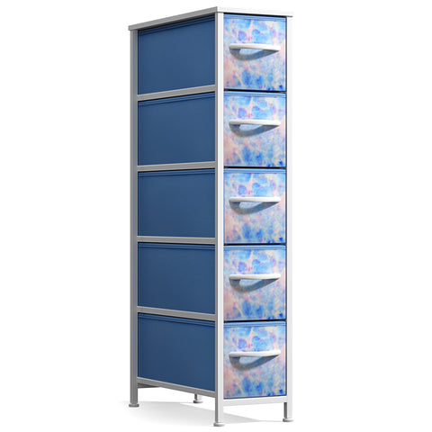 5 Drawer Narrow Storage Tower