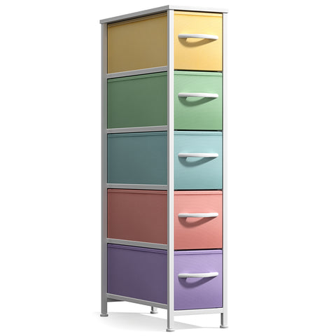 5 Drawer Narrow Storage Tower