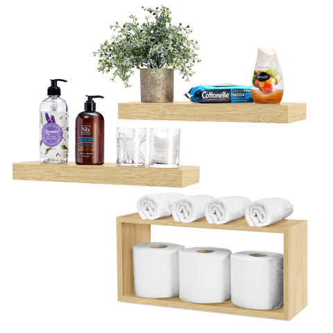 Floating Shelves for Wall (Set of 3)