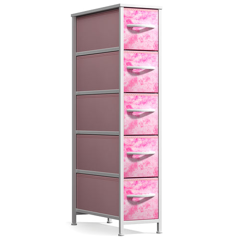 5 Drawer Narrow Storage Tower