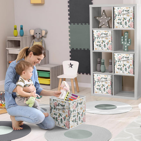 11" Cube Storage Bins (6 Pack)
