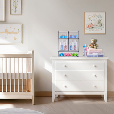 Baby Bottles Storage Drawers - Sorbus Home