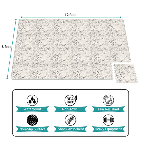 Floor Play Mat Interlocking Set (24 and 36 Pc Set)