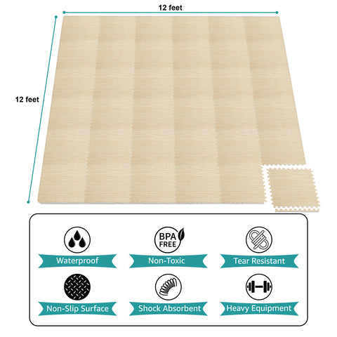 Floor Play Mat Interlocking Set (24 and 36 Pc Set)