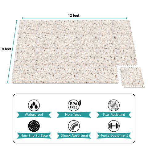 Floor Play Mat Interlocking Set (24 and 36 Pc Set)