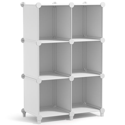 Cube Storage Organizer with Fabric Storage Bins