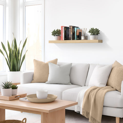 Long Floating Shelf (1-Piece)