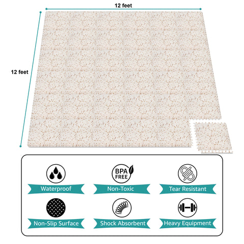 Floor Play Mat Interlocking Set (24 and 36 Pc Set)