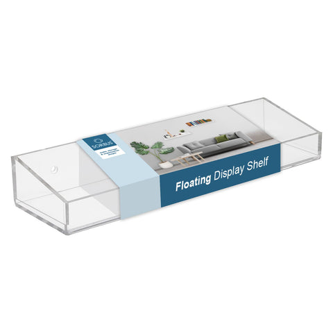 Acrylic Floating Storage Shelves (2 Pc)