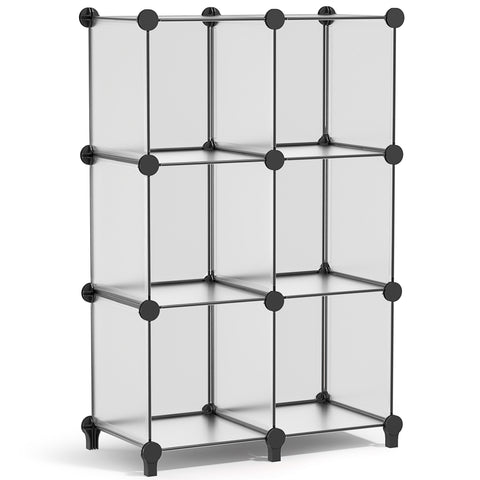 Cube Storage Organizer with Fabric Storage Bins