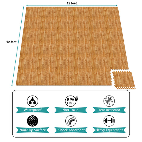 Floor Play Mat Interlocking Set (24 and 36 Pc Set)