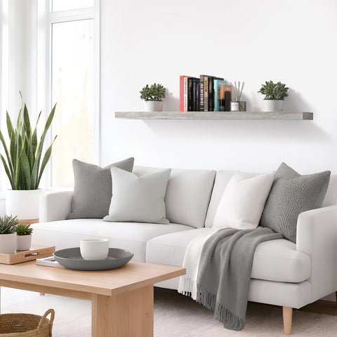 55-Inch Extra Long Floating Shelf (1-Piece)