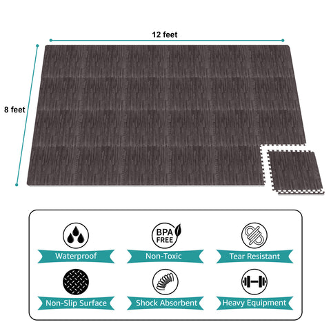 Floor Play Mat Interlocking Set (24 and 36 Pc Set)