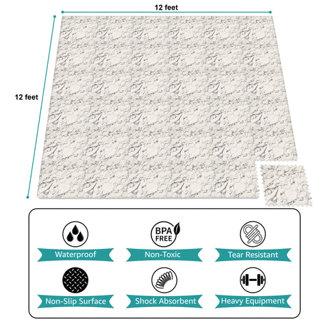 Floor Play Mat Interlocking Set (24 and 36 Pc Set)