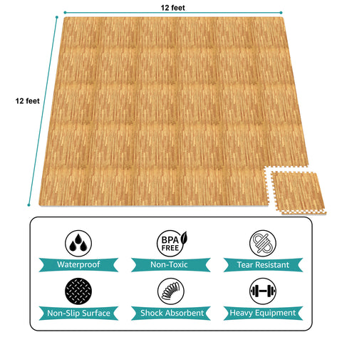 Floor Play Mat Interlocking Set (24 and 36 Pc Set)