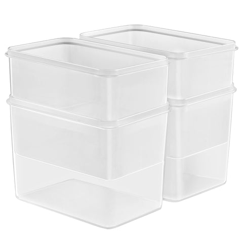 Large Narrow Food Storage Containers (Pack of 4)