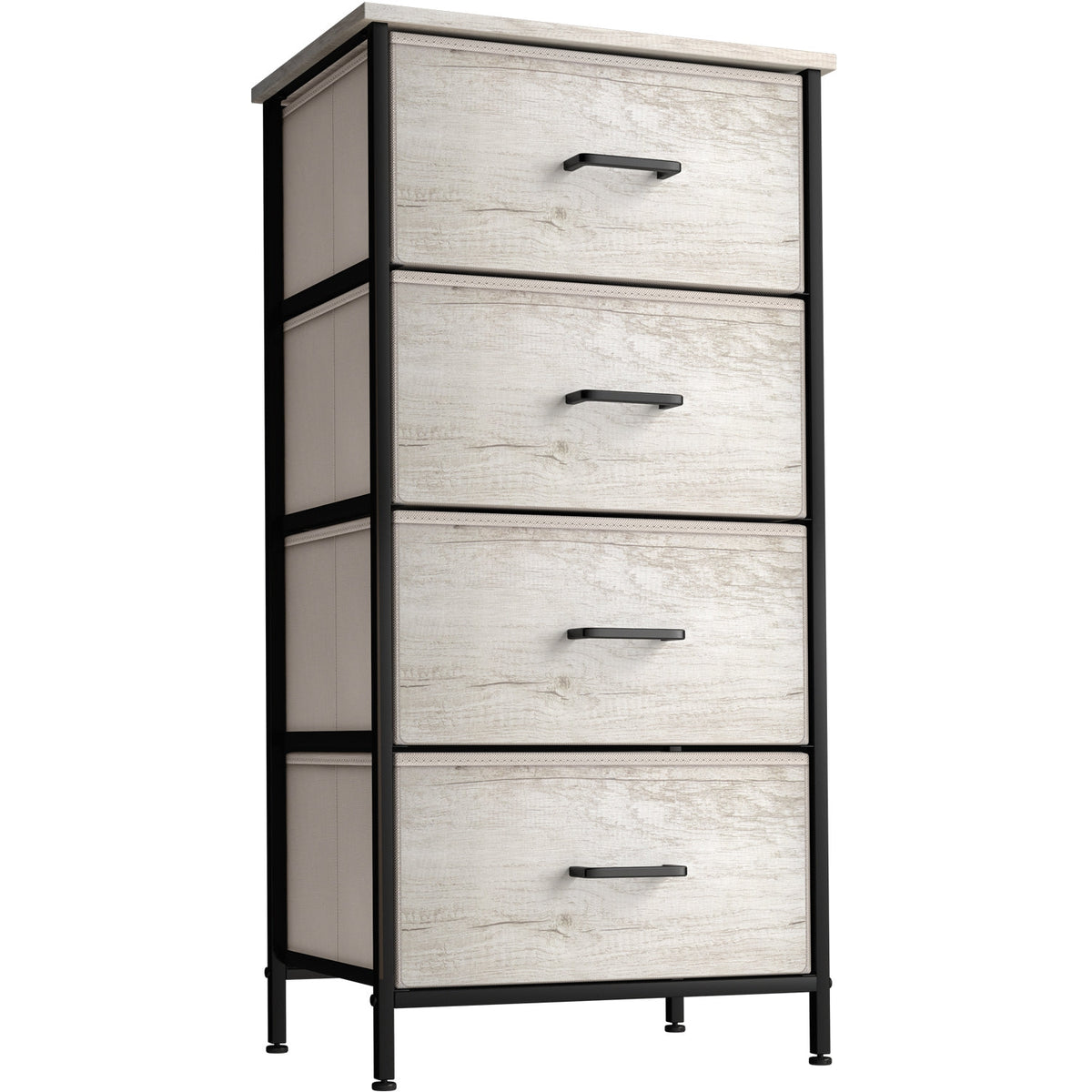 4 Drawer Vertical Short Nightstand - Sorbus Home