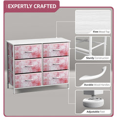 6-Drawer Fabric Dresser