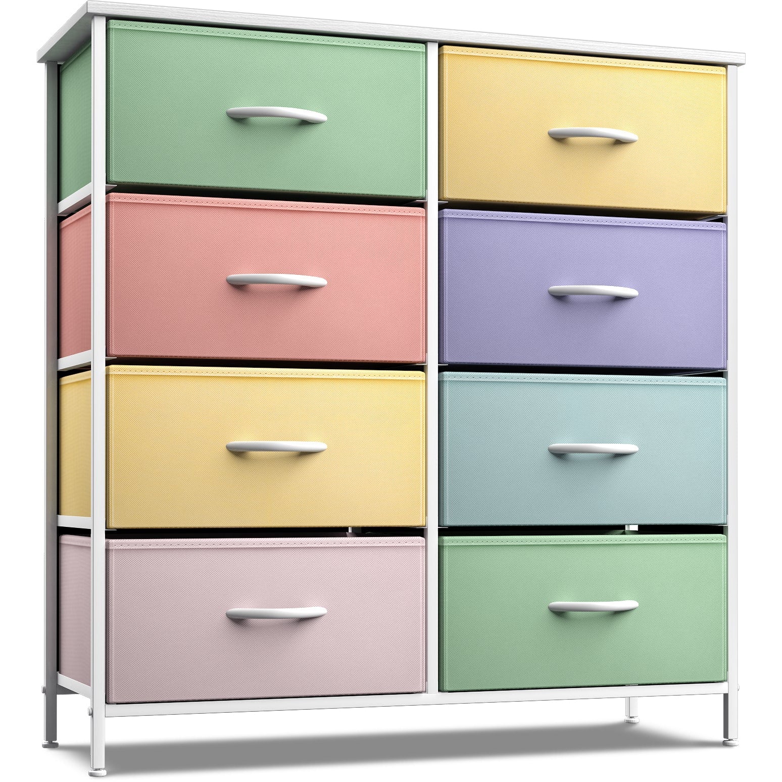 8-Drawer Dresser Stand (Pastel Muli-colors)