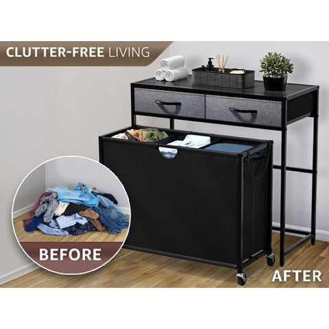 Pull-Out Laundry Hamper with Wheels