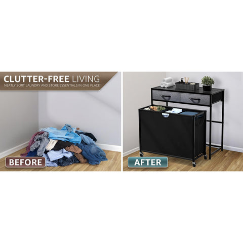 Pull-Out Laundry Hamper with Wheels