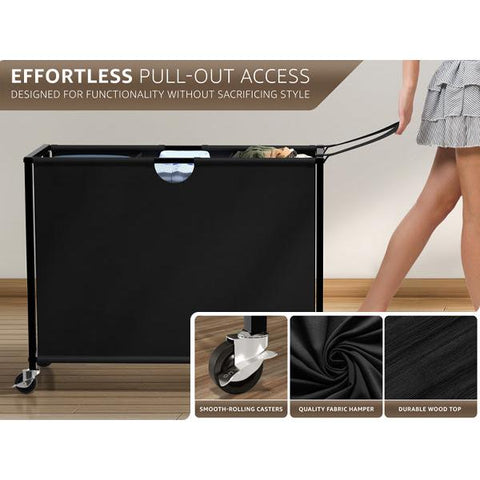 Pull-Out Laundry Hamper with Wheels