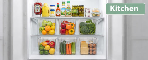 Clear Storage Bins Large