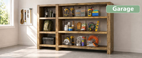 Clear Storage Bins Large