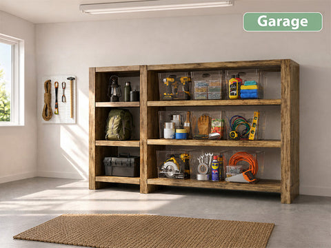 Clear Storage Bins Large