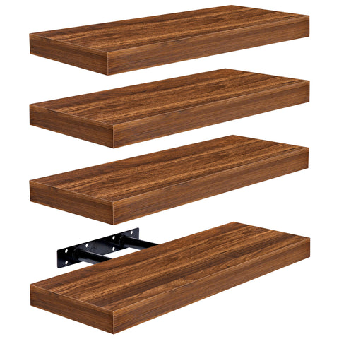 Wall Mounted Bookshelf (4 Pack)