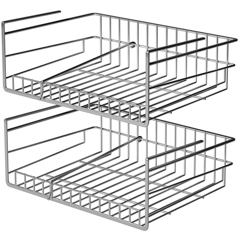 Under Cabinet Multipurpose Storage Metal Shelf