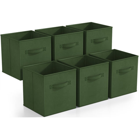 Storage Cube Bins - Bright Colors (6-Pack)