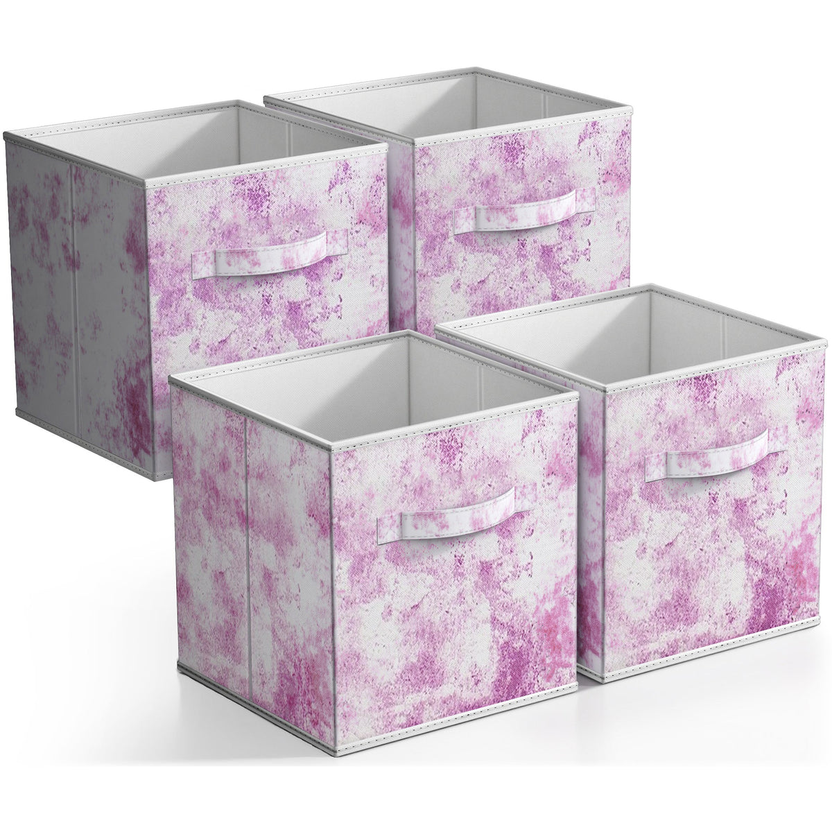 Tie-Dye Storage Cube Bins (4-Pack)