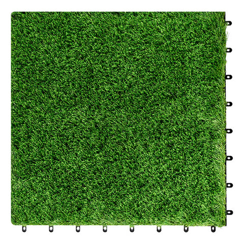 Artificial Interlocking Fake Grass Tiles