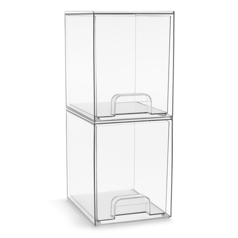 Acrylic Organizer Storage Drawers (2 Tall Drawer)