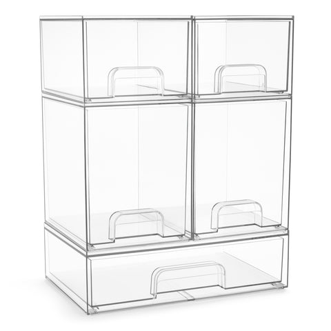 Acrylic Organizer Storage Drawers (5 Drawer)