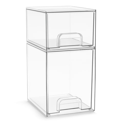 Acrylic Organizer Storage Drawers (2 Drawer)